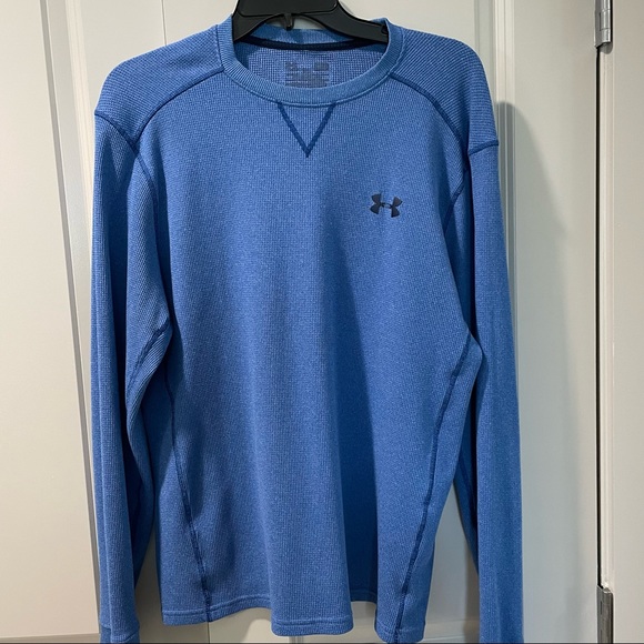 Under Armour Mens Long Sleeve Shirt Crew Neck - Picture 6 of 8